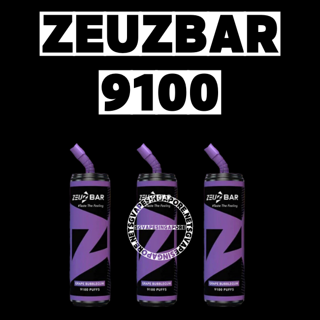Zeuzbar 9100 Disposable Pod - Sg Vape Singapore