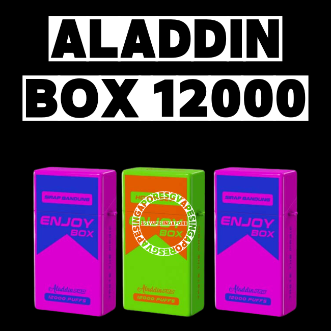 Aladdin Box 12000 Disposable Pod - Sg Vape Singapore