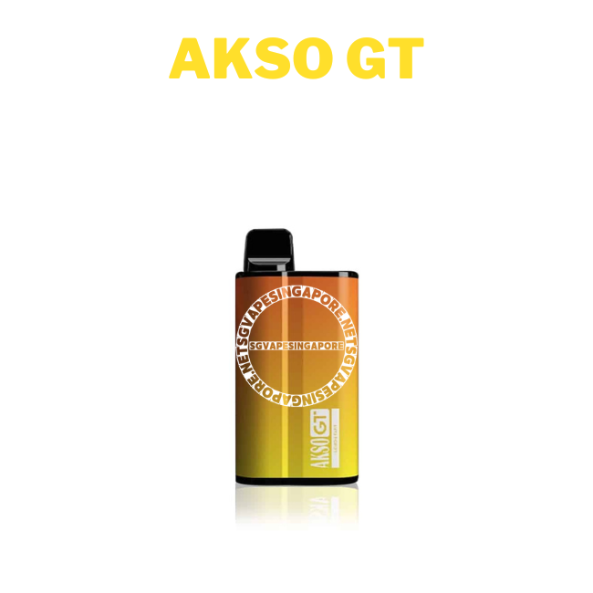 Order the Akso GT 3500 puff disposable vape from SG Vape Singapore and enjoy the convenience of home delivery. Explore the flavors of Akso Igo and Akso Supa, including grape and lemon tart, and experience the ultimate vaping experience in SG.
