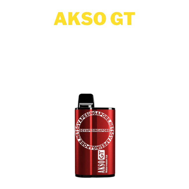 Looking for the Akso GT 3500 puff disposable vape? Look no further! SGVape Singapore offers speedy delivery of various Akso products, including the Akso iGo, Akso Supa, and the delicious grape and watermelon flavor. Shop now and enjoy the best SG vape experience.