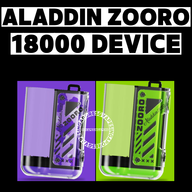 Aladdin Zooro 18000 Disposable - Sg Vape Singapore Delivery