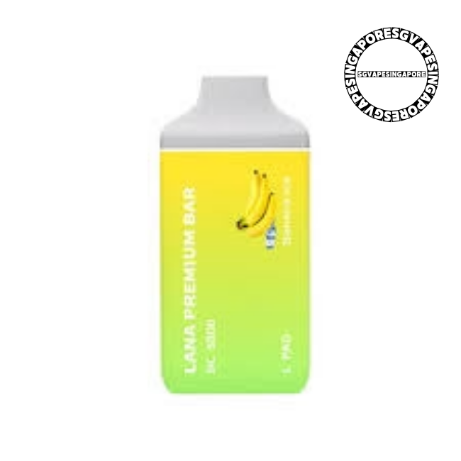 Lana Premium Bar 5800 Disposable Pod - Sg Vape Singapore - Banana