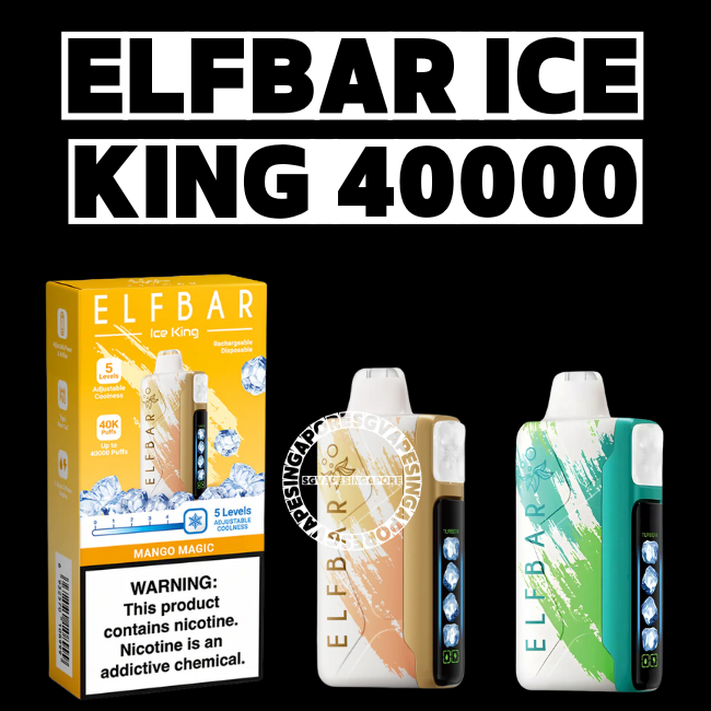 Elfbar Ice King 40000 Disposable - Sg Vape Singapore Delivery