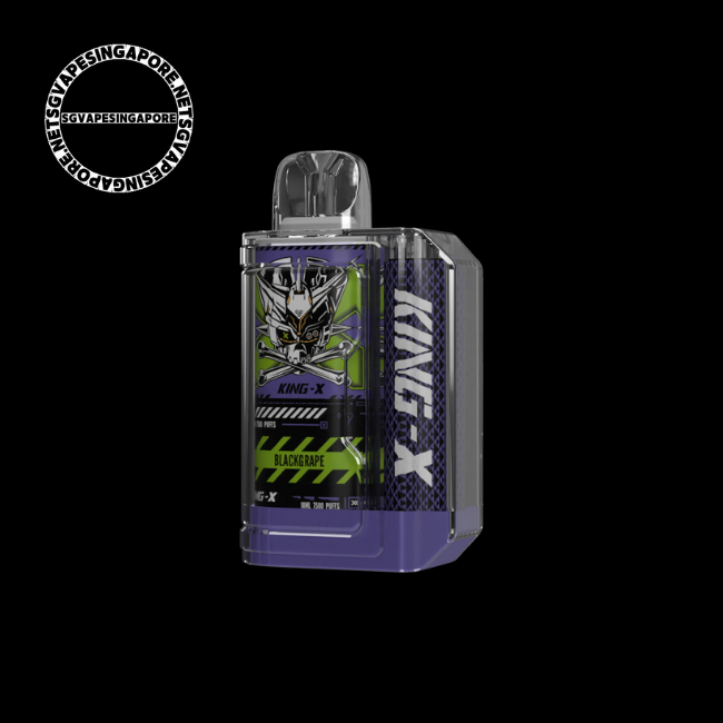 Looking for a reliable vape shop in Singapore? Check out SGVapeSingapore for the Lost Vape brand, including the King X 7500 puff disposable. Enjoy the delicious strawberry and black grape flavor and get hassle-free delivery to your doorstep.
