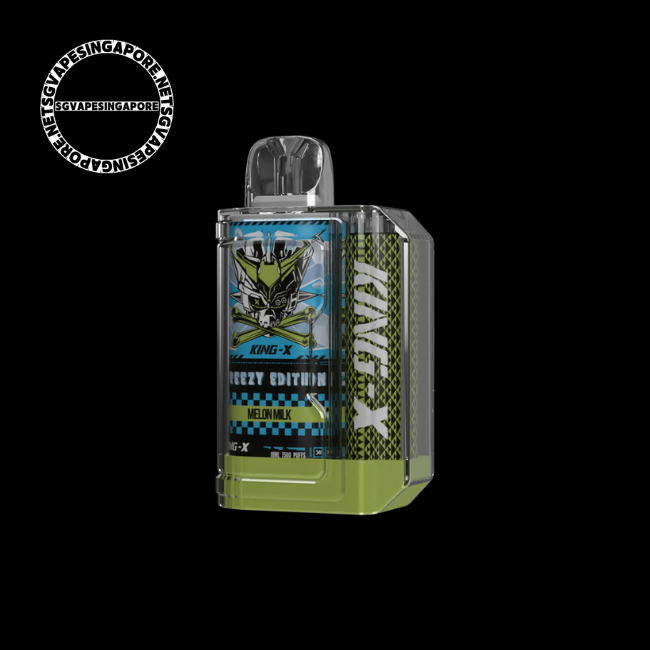Looking for the Lost Vape brand's King X 7500 puff disposable vape in Singapore? Visit SG Vape Singapore, a reputable vape shop that offers a wide range of products including the King X 7500 puff disposable. Enjoy the delicious strawberry, melon milk flavor and convenient delivery options.