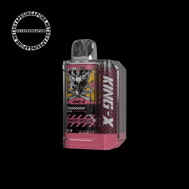 Looking for a King X 7500 puff disposable vape from the Lost Vape brand in Singapore? Look no further than SGVapeSingapore! We offer a wide range of flavors, including the delicious strawberry cheesecake flavor, and provide reliable delivery services. Get your vape essentials today!