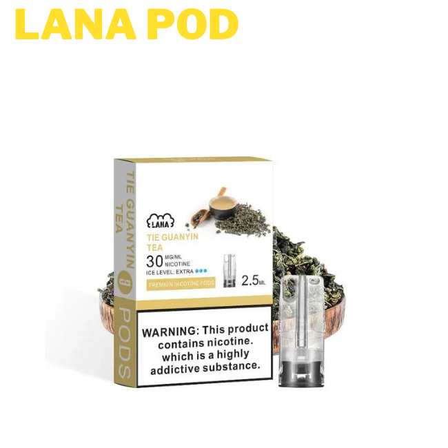 If you are looking for the best quality Lana Pod Tie Guan Yin vape in Singapore, look no further. Our online vape shop offers convenient delivery services throughout Singapore. Try our delicious grape-flavored Lana brand Tie Guan Yin vape pods today!