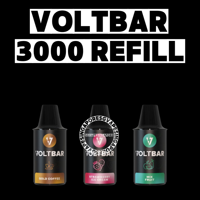 Voltbar 3000 Refill Cartridge - Sg Vape Singapore Delivery